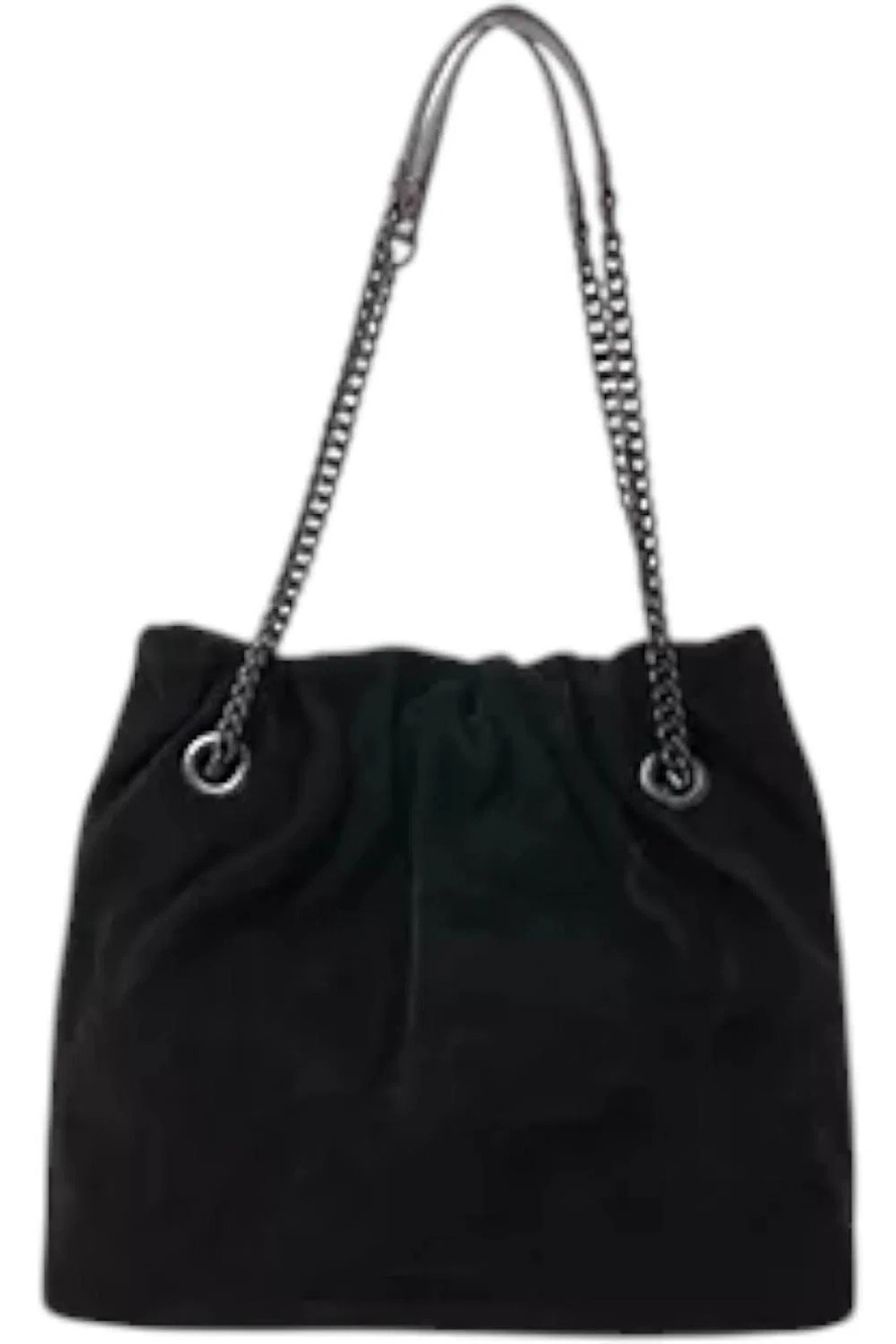 Aimee Kestenberg Leather Tribeca Chain Tote Black